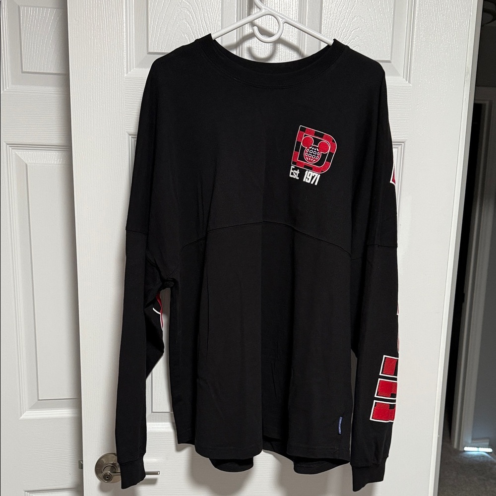 Disney Red Plaid Spirit Jersey